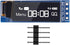 AITRIP 4pcs I2C 0.91 Inch I2C SSD1306 I2C 3.3V~5V OLED Display Module OLED Display Module White OLED Screen Driver DC