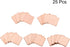 uxcell 25pcs Flat IC Chipset Thermal Copper Heatsink for CPU GPU RAM 20 x 20mm with Thickness 0.3/0.5/0.8/1.0/1.5mm
