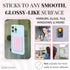 Removable and Reusable Suction Cup Phone Mount, Patent Pending (Pink-a-Licious)