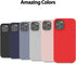 GOOSPERY Liquid Silicone Case for iPhone 12 Pro Max (6.7 inches), Silky-Soft Touch, Shockproof Cover with Microfiber