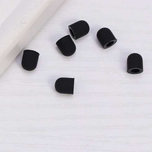 Hemobllo 15pcs Stylus Pen Tip Replacement Rubber Tips for Stylus Touch Pen, Touchscreen Pen, Outer Diameter 6mm, Inner