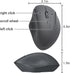ELECOM Wireless Mouse, Ergonomic Shape, 2.4Ghz Silent Click, 20-Month Battery Life, Compatible with PC & Mac