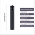 Generic 17.1" 43cm 1/4"-20 / Gimbal Extension Selfie Stick Compact Aluminum Portable Stabilizer Extension Rod, Foldable