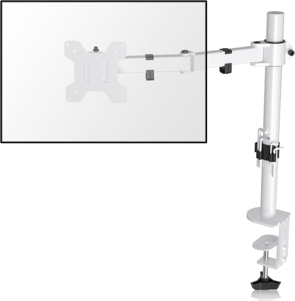 suptek Single Monitor Arm Desk Mount Fully Adjustable Monitor Stand for 1 /