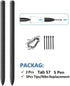 2Pcs Stylus Pen Replacement for Samsung Galaxy Tab S7 I S7+, S8 I S8+ I S8 Ultra, S9 I S9+ I S9 Ultra All Versions Stylus s Pen (Without Bluetooth) with 5xTips (Black)