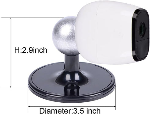 Table Ceiling Mounts for Magnetic Arlo/Arlo Pro/Arlo Pro 2 Camera (2 Pack Black)