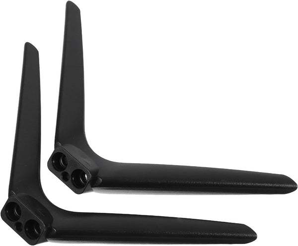FOMIYES Television Stand Bracket No-Drill Tabletop Base with 15mm Dual-Hole Plastic Legs Heavy