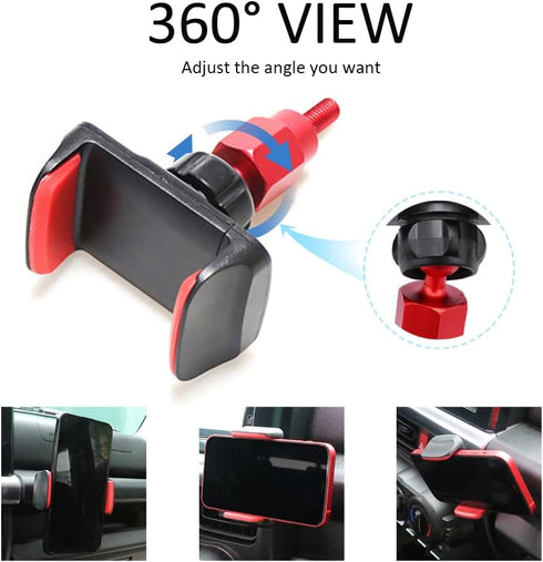 Phone Holder Bracket for Suzuki Jimny JB64 JB74W 2019-2024, Dashboard Cell Phone Mount Accessories