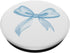 PopSockets Adhesive PopGrip - Aesthetic Light Blue Bow in Watercolor