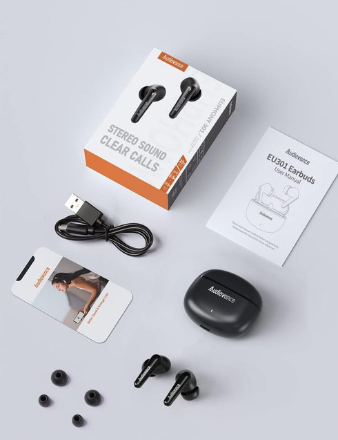 Euphony 301 Wireless Earbuds - Bluetooth Headphones for iPhone and Android, Premium Sound Wireless Ear Buds (EU301)