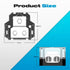 Distribution Block, Malictele 2 Way Power Distribution Block 1x 0/2/4 Gauge Input 2X 4/8 Gauge Output Out Amp Power Distribution Block Car Audio Splitter for Vehicles Boats 2 Pack