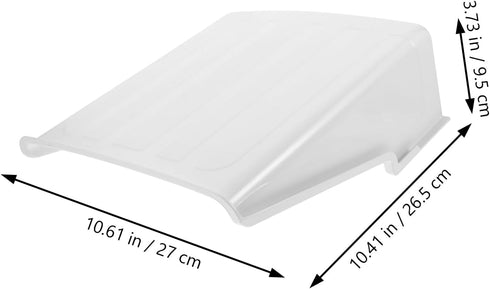 Homoyoyo Outdoor Universal Camera Dust Cover, Sun Rain Shield for Security Cameras, White