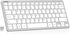 Arteck 2.4G Wireless Keyboard, Ultra Slim Compact with Media Hotkeys for Desktop PC, Laptop, Smart TV