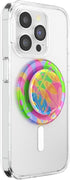 PopSockets Round Phone Grip with Adapter Ring, Compatible with MagSafe, Phone Holder, Wireless Charging - Boca Palm