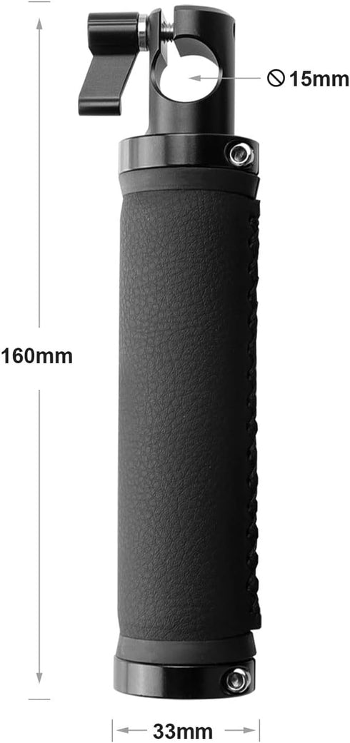 SZRIG 15mm Camera Handle Grip with Rod Hole for DSLR SLR Video Support Shoulder Rig