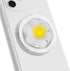 On The Grip Magnetic Luminous Smiley Flower Mobile Phone Grip: Swappable & Collapsible Grip for