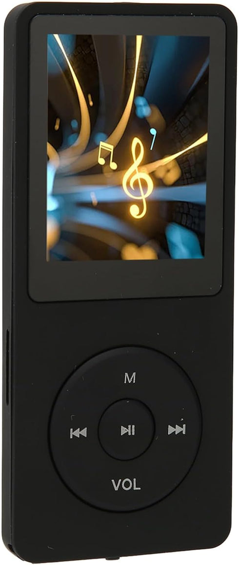 Dioche Compact MP3 MP4 Music Player 8GB 30Hrs Playback Support Formats for Exercise
