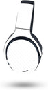 MightySkins Carbon Fiber Skin for Skullcandy Crusher ANC 2 - Solid White | Protective, Durable Textured Finish | Easy