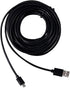 Smays 25 ft Extra Long Micro USB Cable for Wyze Cam & Nest Camera - Black Power Cord Replacement