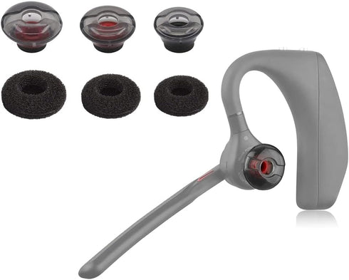 Zotech Replacement Earbuds Eartips & Foams Set for Plantronics Voyager 5200 5220 5210 Wireless Bluetooth Headset, 3 Pcs