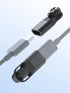 Seynli USB C Adapter Charger Twin Pack for Aftershokz Headphones: Compatible with Aeropex, OpenRun, OpenComm 2/UC.