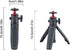 Generic 3-in-1 1/4 Mini Tripod Selfie Stick Extension Pole with Phone Clamp - Aluminum Vlogging Stand for Smartphone