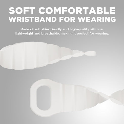 Wacanc (2025) Silicone Magnetic Wristband Compatible with Plaud NotePin Voice Recorder,PC Case with Adjustable Wearable