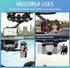 Satismoon Car Phone Holder, Multifunctional 360° Rotatable Rearview Mirror Phone Holder for Most Phones