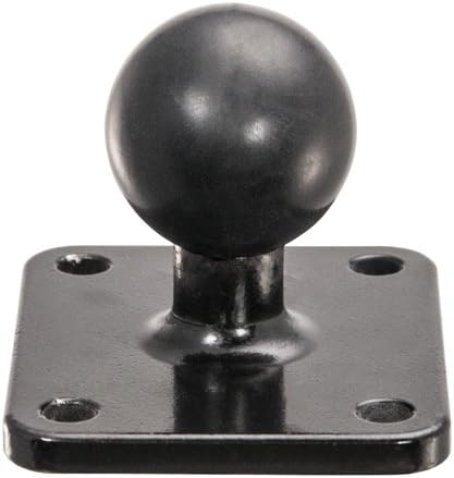 ARKON Mounts Metal 4-Hole AMPS to 25mm (1") Rubber Ball Adapter | Permanent