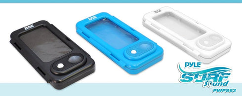 Pyle PWPS63WT Waterproof Portable Speaker Case for iPod, MP3 Player, Smartphone, White