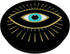 Yellow Evil Eye Black PopSockets Swappable PopGrip
