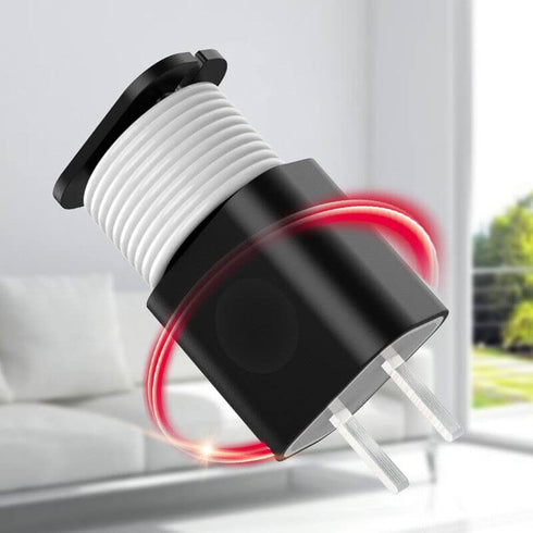 AUGEN 2 in 1 Silicone Charger Protector with Cord Wrap, iPhone Cord Organizer Cover for 18W/20W Power Adapter Case, Grey