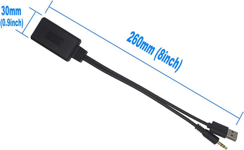 Bluetooth Adapter for BMW Mini Cooper Aux 3.5 Cellphone HiFi Music Compatibility