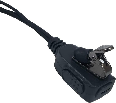 Sarcia 1 Pin 2.5 mm Earpiece Headset with PTT Mic for Motorola Talkabout Walkie Talkie, 2 Pack