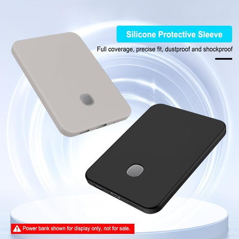 Tuvzylory Silicone Protective Case Compatible with Xiaomi Jinsha River Magnetic Power Bank, Shockproof, Dustproof, Full