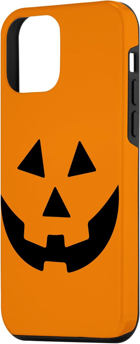 Jack O Lantern Orange Pumpkin Face Halloween Costume Case for iPhone 12 mini