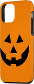 Jack O Lantern Orange Pumpkin Face Halloween Costume Case for iPhone 12 mini
