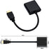 YIKUER HDMI to VGA, Gold-Plated HDMI to VGA Adapter, Male to Female for Computer, Desktop, Laptop, PC, Monitor