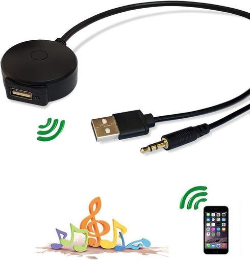 Bojer Bluetooth Adapter, Compatible with Mini Cooper BMW Car, Apple Android Phone Music AUX Wireless Devices