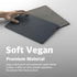 POUT H3 - Portable Qi Wireless Charging Mouse Pad Mat for Laptops Charges w/iPhone, Airpod, Samsung Galaxy (Midnight