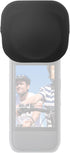 Silicone Lens Cover for Insta360 x4 Accessories, Protective Lens Cap for Action Camera (Black)