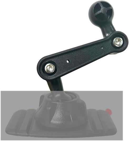2 Pack 17mm Double Sided Ball Mount Arm 4'' Extension Rod Joint Connector Adapter for Garmin GPS Car Phone Holder