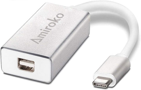 USB-C to Mini DisplayPort Adapter, USB 3.1 Type C to Mini DP Adapter Support 4K, Compatible with MacBook Pro,