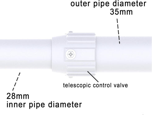 WiTi Extendable Mounting Pole for Security Surveillance Cameras, Adjustable Ceiling Mount Bracket for CCTV IP Camera