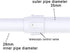 WiTi Extendable Mounting Pole for Security Surveillance Cameras, Adjustable Ceiling Mount Bracket for CCTV IP Camera