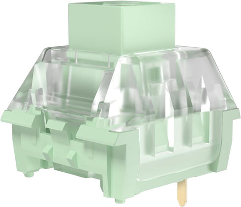 Kailh Box Bamboo Switch, 55gf Clicky Heavy 3pin Switches, IP56 Water-Proof, Compatible MX, 45pcs (Box Bamboo)