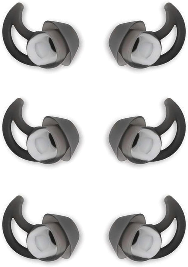 Small Earbud Tips, Silicone Replacement Tips Compatible with Bose QC20/QC20i/SoundSport (3 Pairs)