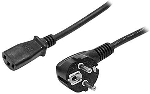 StarTech.com 2m (6ft) Computer Power Cord, 18AWG, EU Schuko to C13, 10A 250V, Black, UL Listed