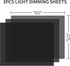 Selens 16x20 inches ND Filter Gels Lighting Neutral Density Sheet Kit, ND3, ND6, ND9 for Photo Studio Video Photography