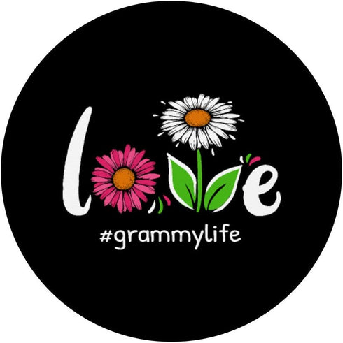 PopSockets Swappable PopGrip - Love Grammy Life Floral Grandma Cute Grandmother Costume